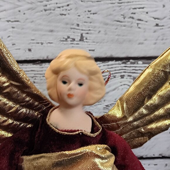 Vintage 11' Angel Tree Topper Christmas Ornament - Picture 1 of 5